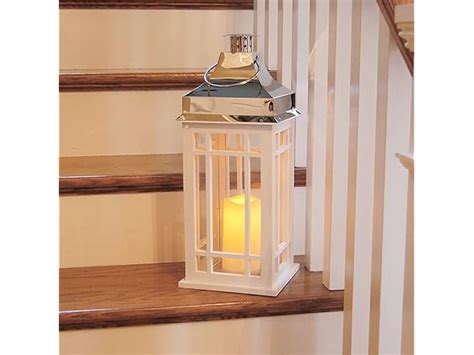 Lumabase Wooden Lantern With Candle