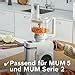 Bosch MUZ5MM1 Multi Mixer Con Lame In Acciaio Inox Per Macchina Da