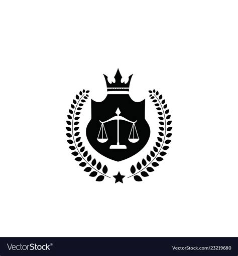 Law firm logo firm logo Royalty Free Vector Image