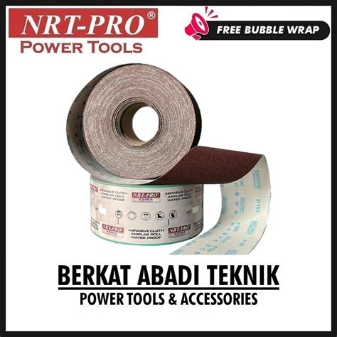 Jual Nrt Pro Amplas Roll Kertas Kain Meteran Per Meter Grit Grade