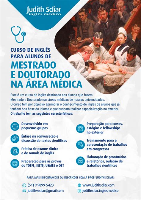 Inglês para Mestrado e Doutorado na Área Médica Judith Scliar