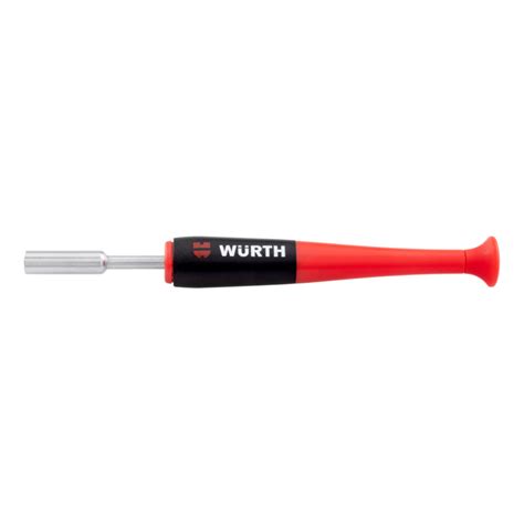 Tournevis de précision avec porte embout 4 mm pour Professionnels WURTH