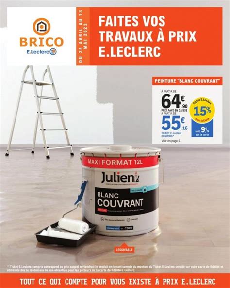 Semaine Week Catalogue E Leclerc Brico E