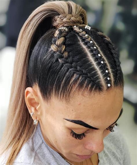 Peinados 84 Peinadosglam Trenzas Hairstyles Braidideas