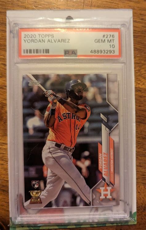 Topps All Star Rookie Yordan Alvarez Rc Astros Psa Ebay