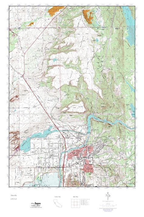 Mytopo Oroville California Usgs Quad Topo Map