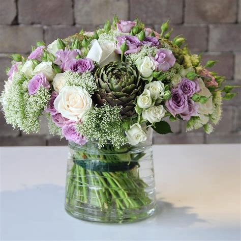 Orchidaceae, Vase Arrangements, Clear Glass Vases, Kuwait, Artichoke ...