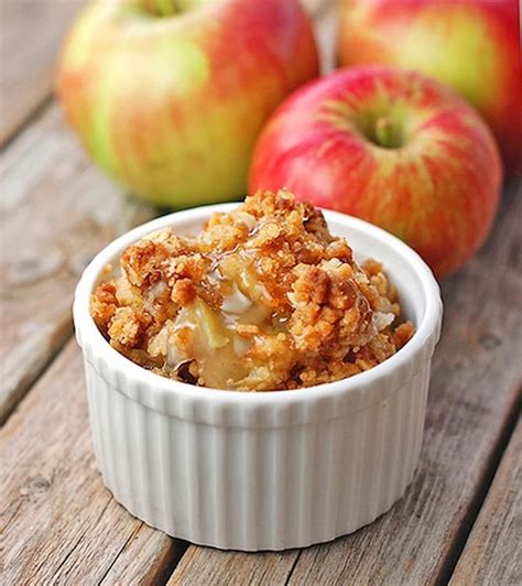 Easy Individual Apple Crisps With Oatmeal Crumble Recipe Artofit