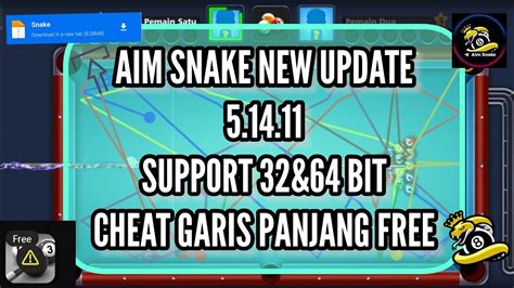 8 BALL POOL AIM SNAKE TERBARU 5 14 11 NEW RILIS SUPPORT 32 64 BIT