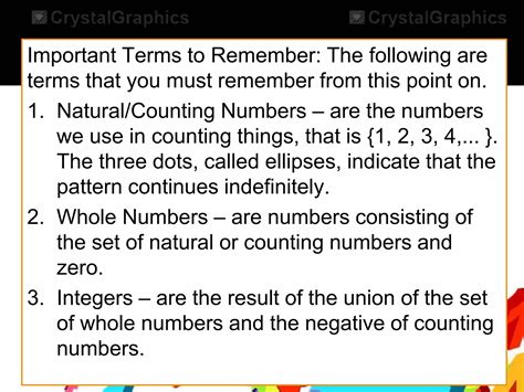 Subsets Of Real Numbers Ppt