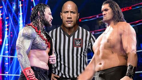 Great Khali Vs Roman Reigns The Rock Special Guest Referee Match