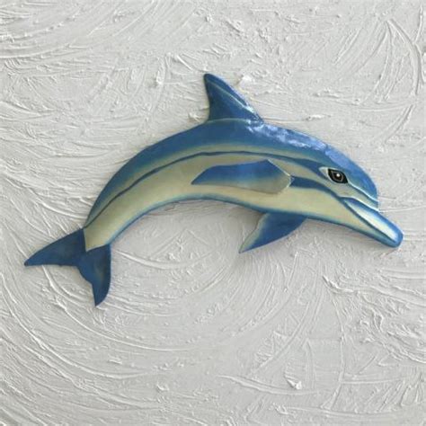 Metal Dolphin Wall Decor, Beach Wall Decor- Caribbean Rays