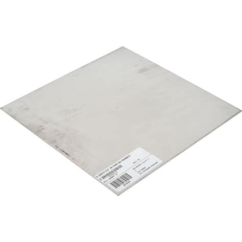 Value Collection 012 Inch Thick X 12 Inch Wide X 12 Inch Long 304 Stainless Steel Sheet