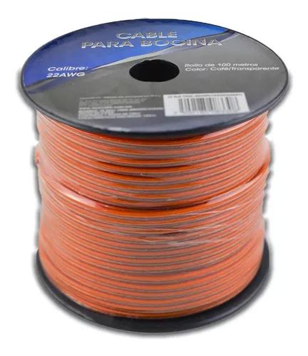 Cable Para Bocina Calibre 22 Reforzado Rollo 100 M MercadoLibre