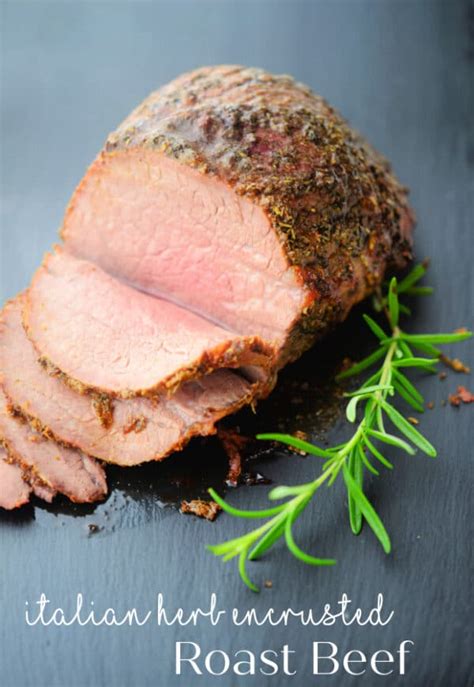 Italian Herb Encrusted Roast Beef