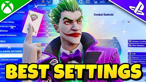 Best Controller Settings Sensitivity For Console Players Fortnite Settings Tutorial Youtube