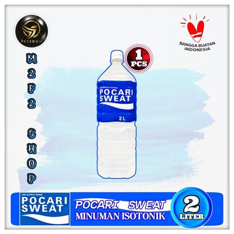 Jual Pocari Sweat Original Botol Plastik Pet 2000 Ml 2 Liter