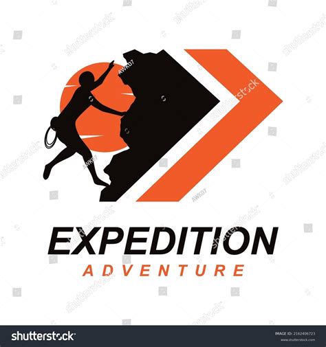 Rock Climbing Logo Vector Flat Design Stock Vector (Royalty Free) 2162406723 | Shutterstock