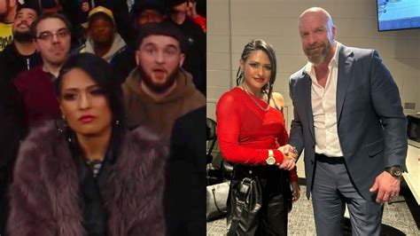 Giulia Links Up With Triple H After Wwe Nxt Debut Wwe News Tripleh