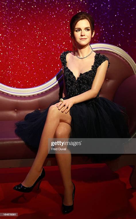 A Wax Figure Of Actress Emma Watson Is Unveiled At Madame Tussauds On