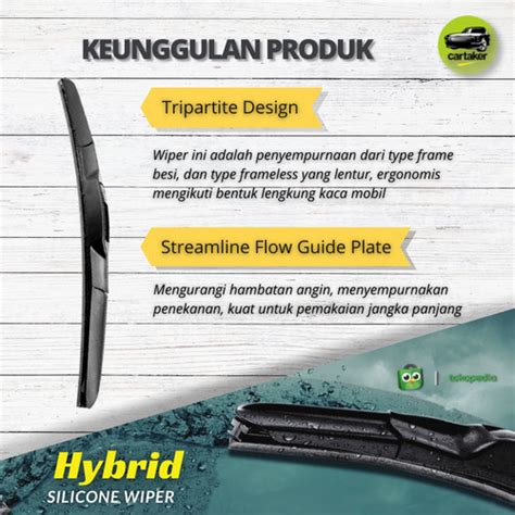 Jual Wiper Frameless Hybrid Honda CRV Gen 2 3 4 Turbo Karet Kaca Mobil