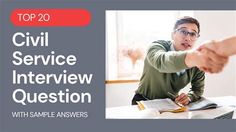 Top 20 Civil Service Interview Questions And Answers