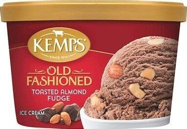 Old Fashioned Toasted Almond Fudge Ice Cream Kemps