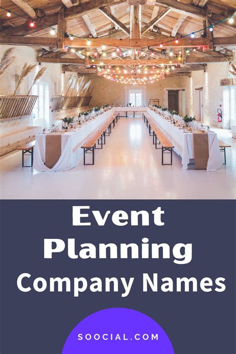 331 Catchy Event Planning Business Name Ideas Event Planning Business