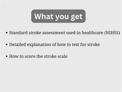 Stroke Scale Stroke Assessment Tool Stroke Assessment For Neuro Er