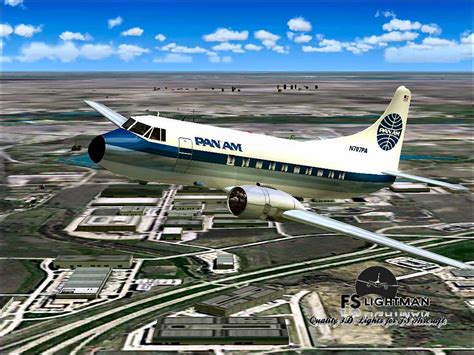 Pan Am Martin M404 Cb 16 C1980 For Fsx