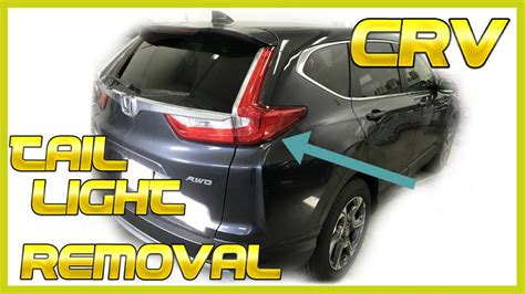 Replacing Rear Light On Honda Crv Crv Tail Change Bulb Remov