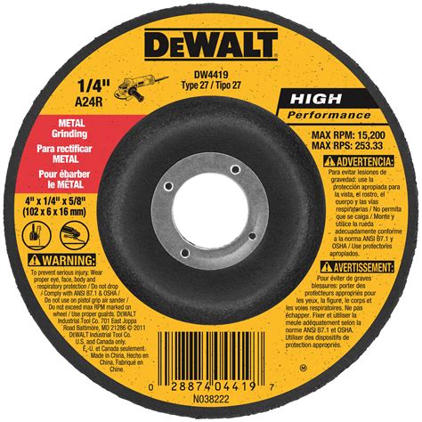 HP Metal Grinding Wheels Type 27 | DEWALT