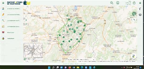 La Carte Particip Action Pnr Chartreuse