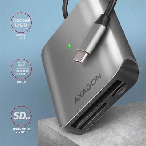 Čitač pametnih kartica AXAGON CRE S3C USB C Vacom hr