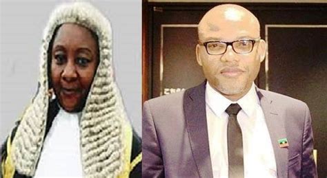 Biafra Why I May Withdraw From Nnamdi Kanus Case Justice Nyako