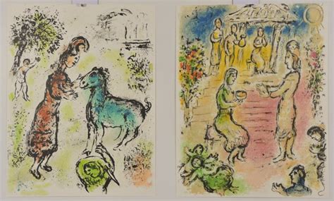 Marc Chagall (after) - Athena and the Horse, and Alcinous' - Catawiki