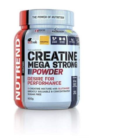 Nutrend Creatine Mega Strong Powder punč lesní plody 500 g SROVNAME cz