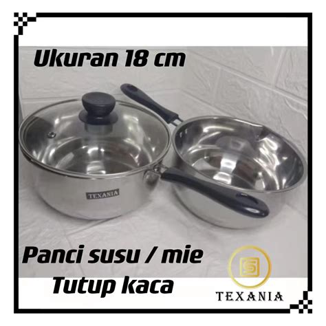 Jual TUTUP KACA Panci Mie Panci Susu Milk Pot 18cm Tutup Kaca