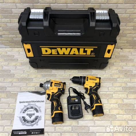 Набор Dewalt: Винтоверт+бесщеточный шуруповерт купить в Москве | Товары ...