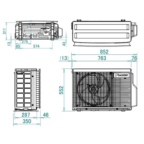 Daikin 2MXM40A MXM R32 Unità esterna multisplit per 2 unità interne 4