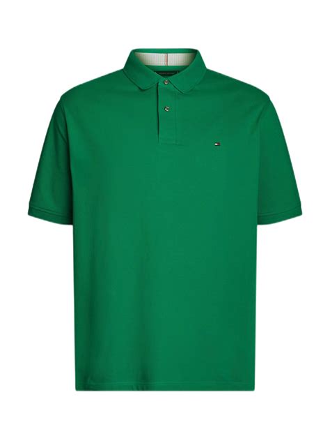 Tommy Hilfiger Big And Tall Polo Plus Size Met Logo Olympic Green Wehkamp