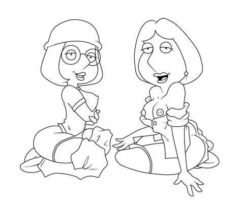 Lois And Meg Lines WIP By Masterman Hentai Foundry