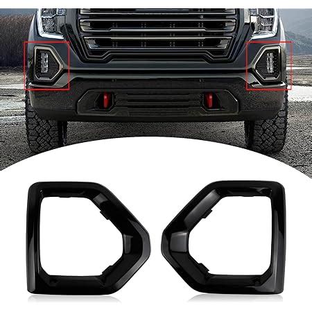 Amazon BINQIGOO 1 Pair Front Fog Light Bezel Cover Exterior Trim