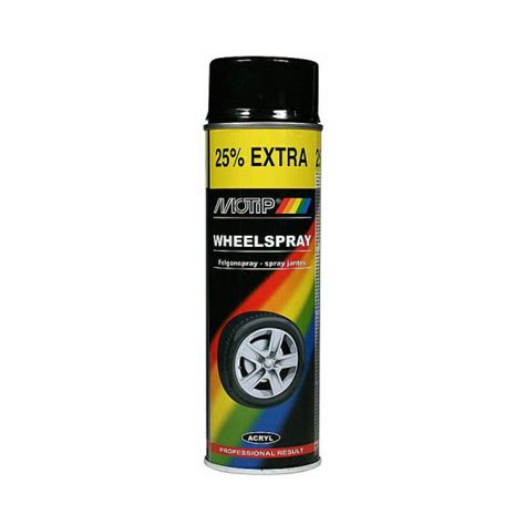 MOTIP Wheel Spray Paint High Gloss Black 500 Ml XFN International