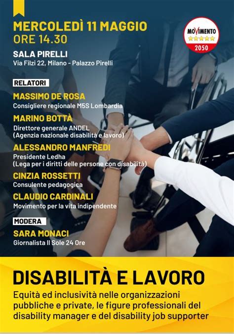 Maggio Convegno Disabilit E Lavoro Andel Agenzia Nazionale