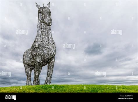 Glasgow, Scotland. 28th of august, 2013: "The Heavy Horse" by Andy ...