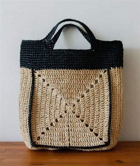 Trendy Handbag Ideas Grid Crochet Patterns Crochet Bag Free