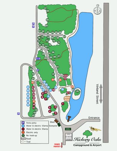 Site Map | Hickory Oaks Campground