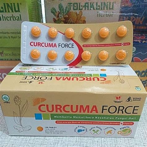 Jual CURCUMA FORCE STRIP ISI 12 TABLET Shopee Indonesia