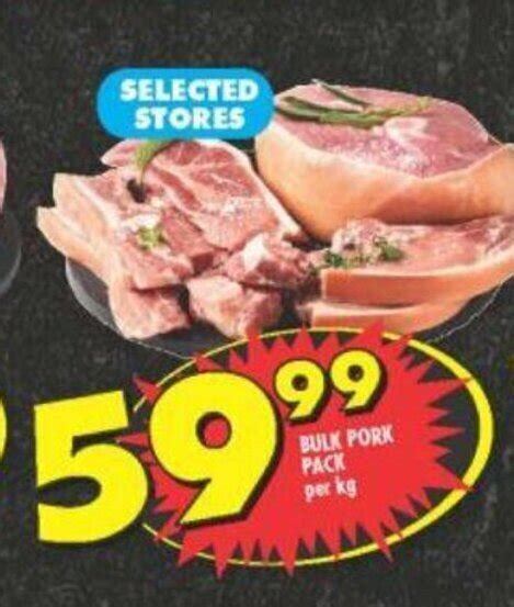 Bulk Pork Pack Per Kg Offer At Shoprite